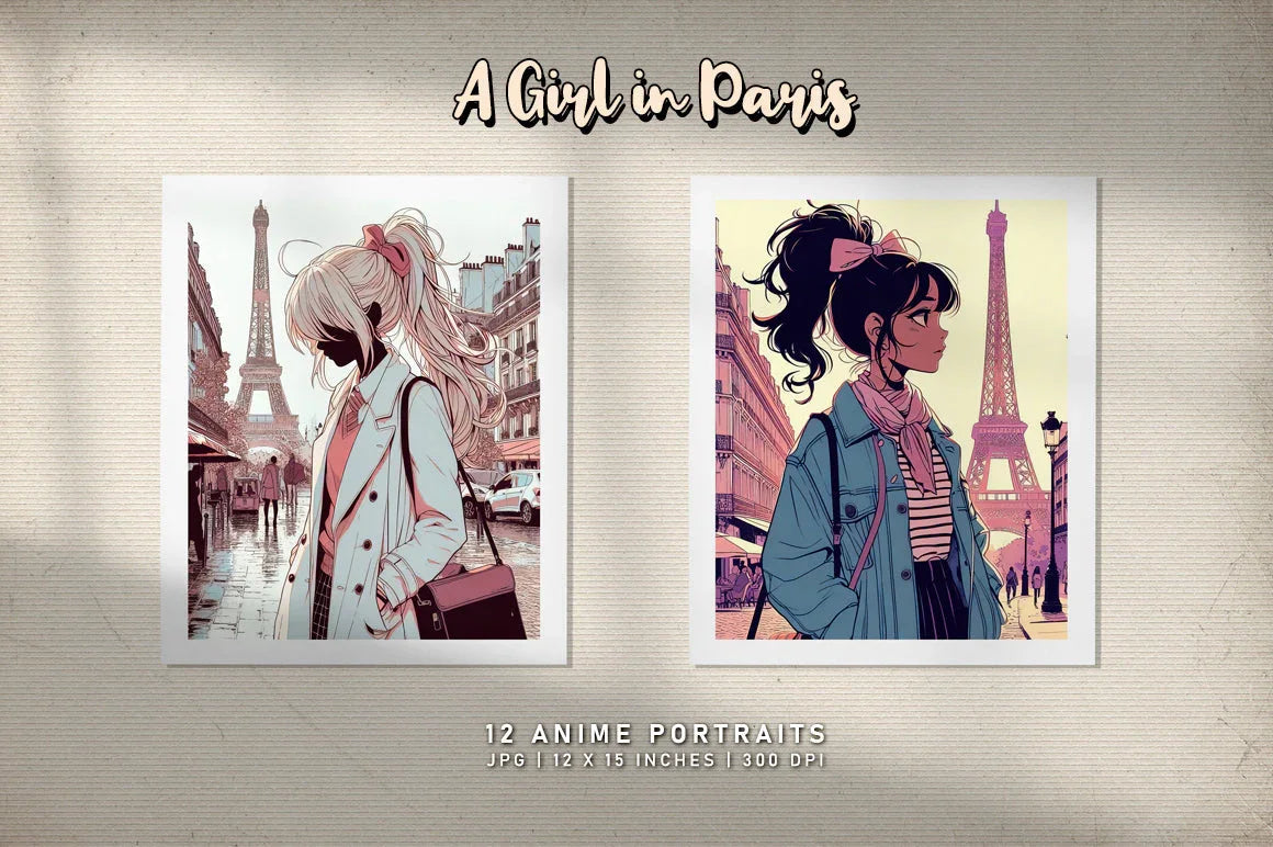 A Girl in Paris - Women - CraftNest - Digital Crafting and Art