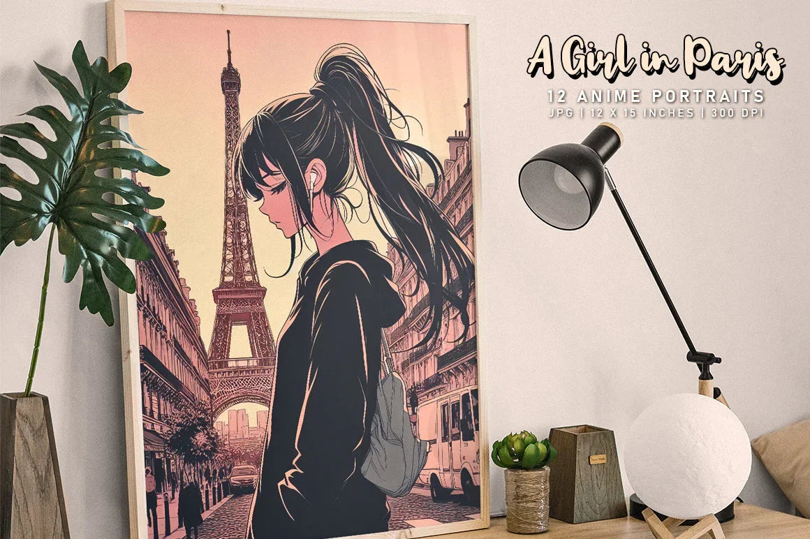 A Girl in Paris - Women - CraftNest - Digital Crafting and Art