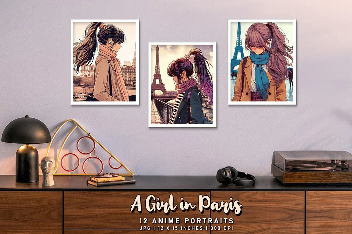 A Girl in Paris - Women - CraftNest - Digital Crafting and Art