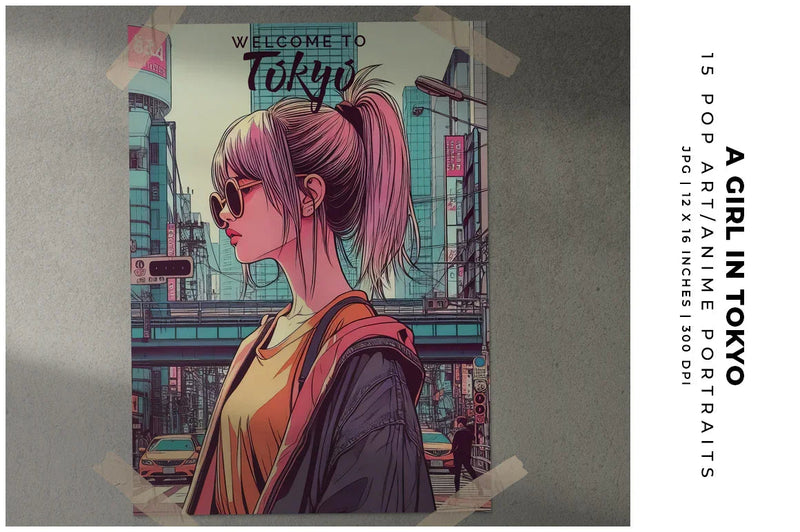 A Girl in Tokyo - Women - CraftNest - Digital Crafting and Art