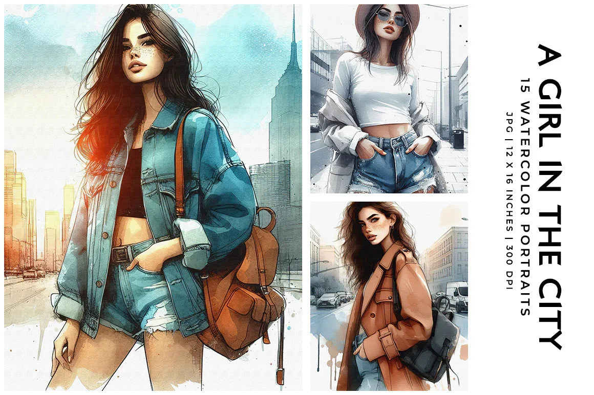 A Girl in the City - Women - CraftNest - Digital Crafting and Art