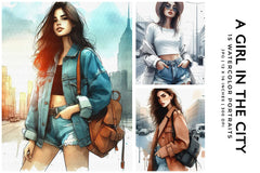 A Girl in the City - Women - CraftNest - Digital Crafting and Art