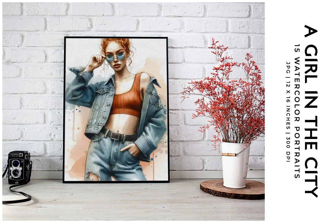 A Girl in the City - Women - CraftNest - Digital Crafting and Art