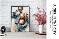 A Girl in the City - Women - CraftNest - Digital Crafting and Art