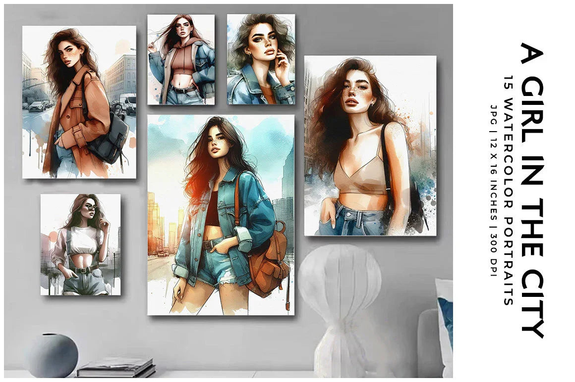 A Girl in the City - Women - CraftNest - Digital Crafting and Art