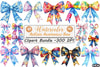 Autism Awareness Bow Clipart Bundle