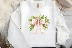 Floral Pink Bow Clipart Bundle - CraftNest - Digital Crafting and Art