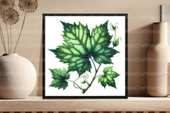 Green Summer Foliage Clipart Bundle 3 - CraftNest - Digital Crafting and Art