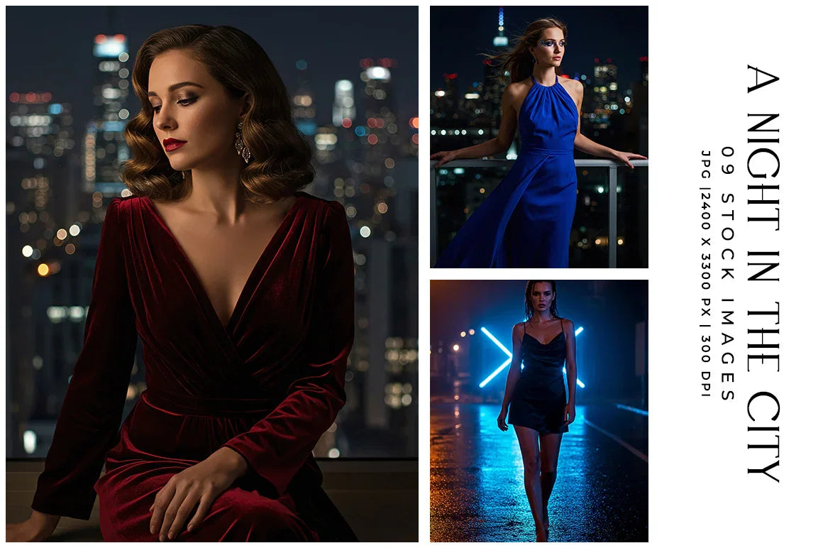 A Night in the City - Stock Images - CraftNest - Digital Crafting and Art