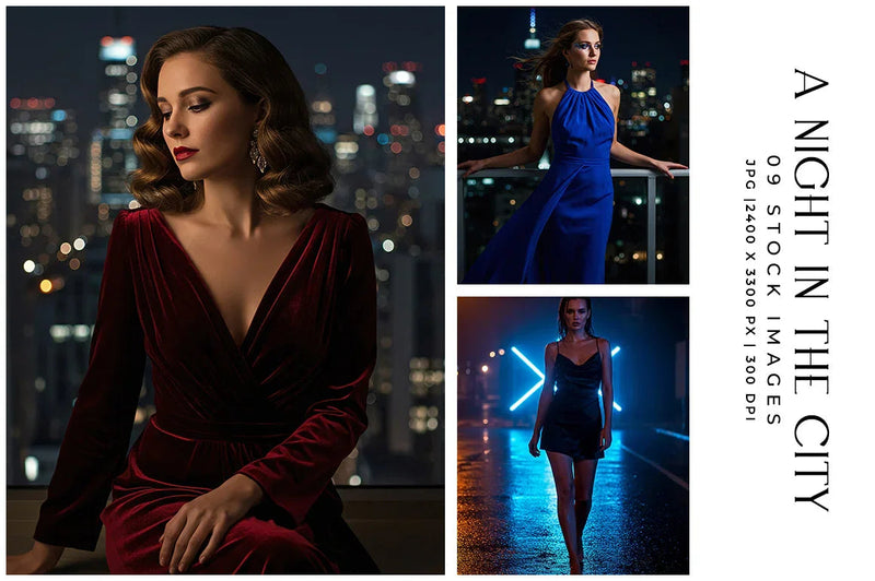 A Night in the City - Stock Images - CraftNest - Digital Crafting and Art
