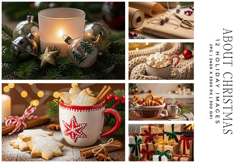 About Christmas - Stock Images - CraftNest - Digital Crafting and Art