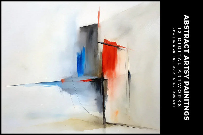 Abstract Artsy Paintings - Wall Art - CraftNest - Digital Crafting and Art