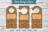 Abstract Door Hanger Signs Template Clipart Bundle