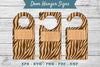 Abstract Door Hanger Signs Template SVG Bundle