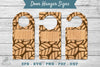 Abstract Door Hanger Signs Template Clipart Bundle