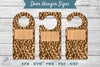 Abstract Door Hanger Signs Clipart Bundle