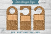 Abstract Door Hanger Signs Template Clipart Bundle