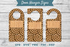 Abstract Door Hanger Signs Template Clipart Bundle
