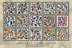 Abstract Expressions - Wall Art - CraftNest - Digital Crafting and Art