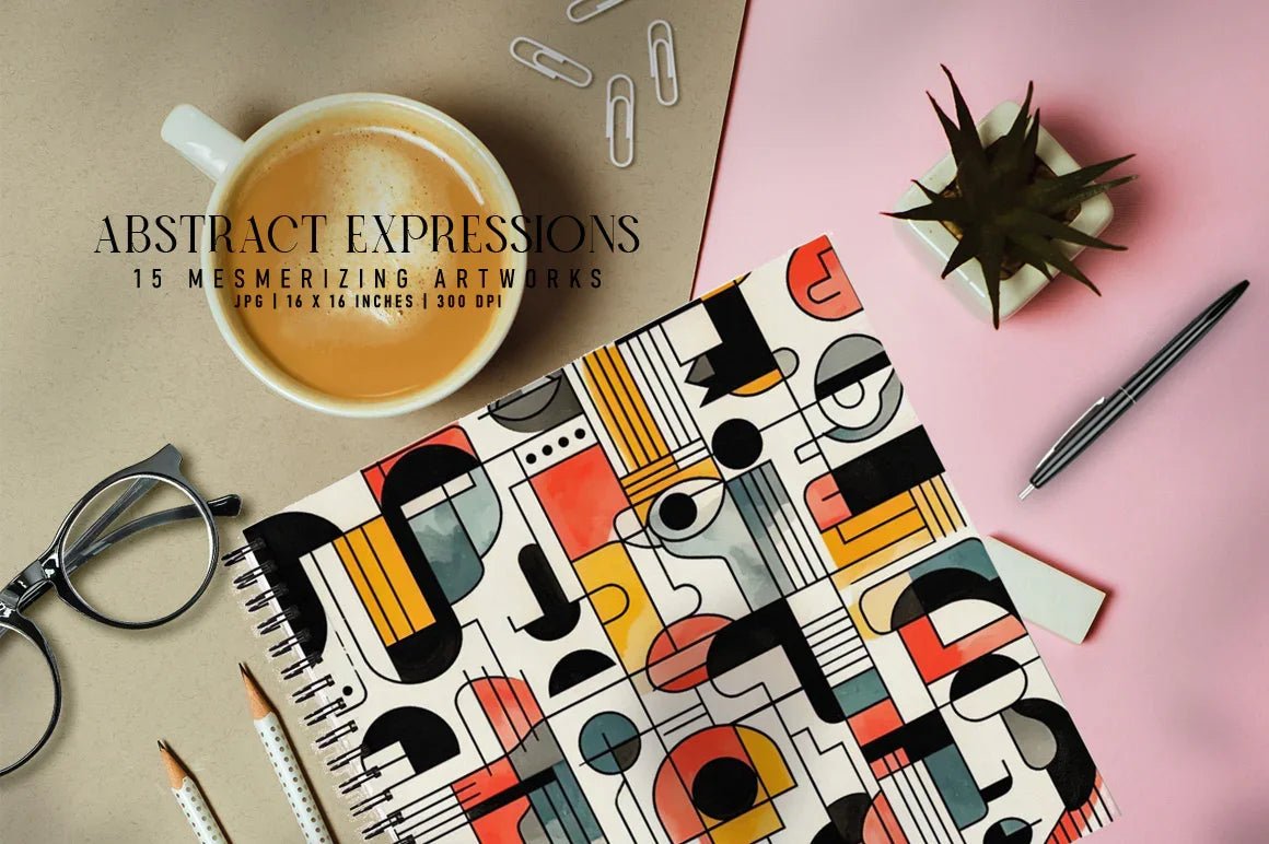 Abstract Expressions - Wall Art - CraftNest - Digital Crafting and Art