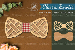 Abstract Pattern Laser Cut Bowtie SVG Bundle - CraftNest - Digital Crafting and Art