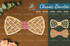 Abstract Pattern Laser Cut Bowtie SVG Bundle