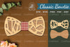 Abstract Pattern Laser Cut Bowtie SVG Bundle