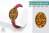 Abstract Pattern Laser Cut Bracelet SVG Design Bundle
