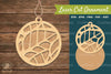 Abstract Pattern Laser Cut Ornament Clipart Bundle