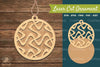 Abstract Pattern Laser Cut Ornament Clipart Bundle