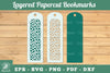 Abstract Pattern Layered Papercut Bookmarks Clipart Bundle