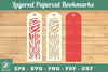 Abstract Pattern Layered Papercut Bookmarks Clipart Bundle
