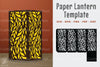 Abstract Pattern Paper Lantern Template - Clipart Bundle