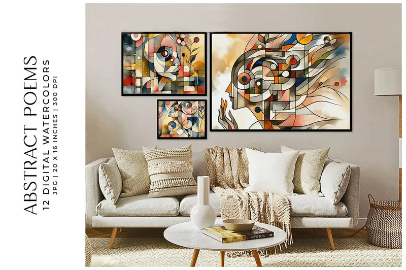 Abstract Poems - Wall Art - CraftNest - Digital Crafting and Art