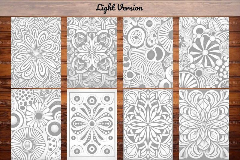 Abstract Mandala Coloring Books - CraftNest