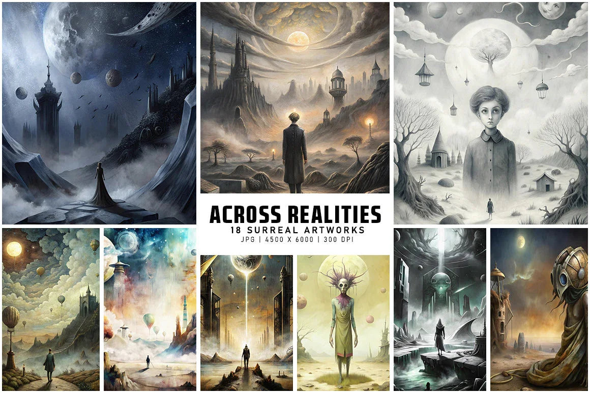 Across Realities - Wall Art - CraftNest - Digital Crafting and Art