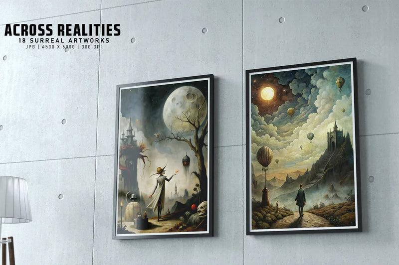 Across Realities - Wall Art - CraftNest - Digital Crafting and Art