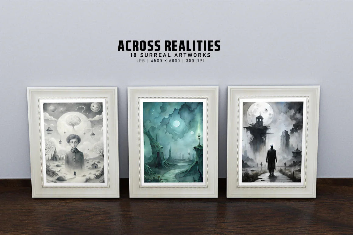 Across Realities - Wall Art - CraftNest - Digital Crafting and Art