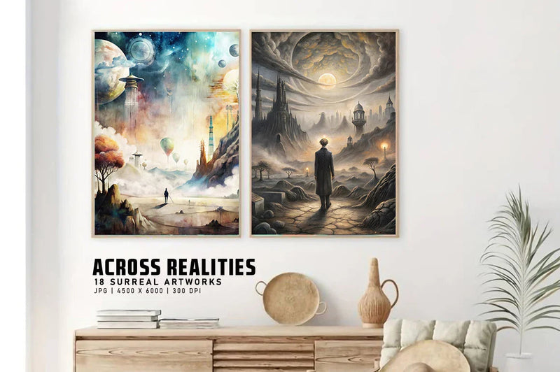 Across Realities - Wall Art - CraftNest - Digital Crafting and Art