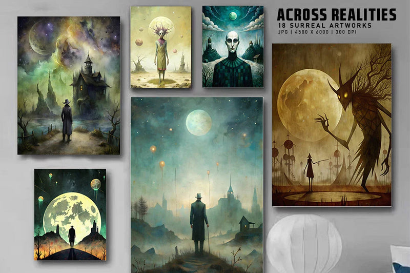 Across Realities - Wall Art - CraftNest - Digital Crafting and Art