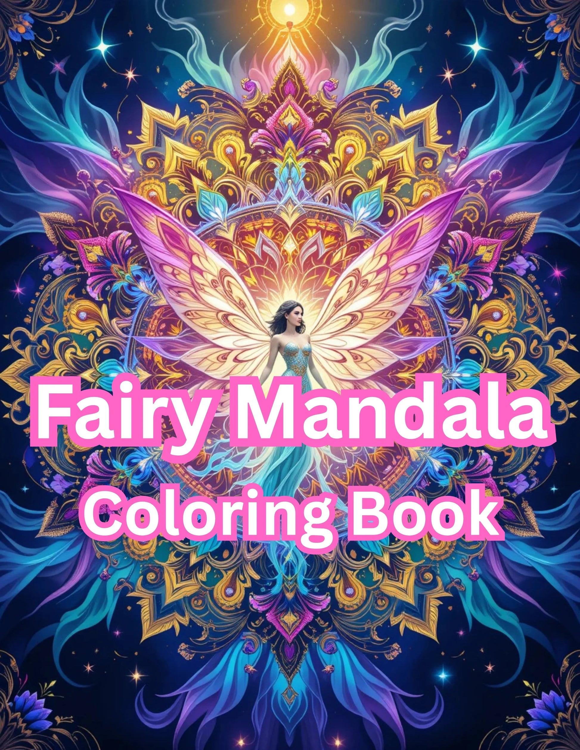 Fairy Mandala Coloring Book Bundle - CraftNest - Digital Crafting and Art