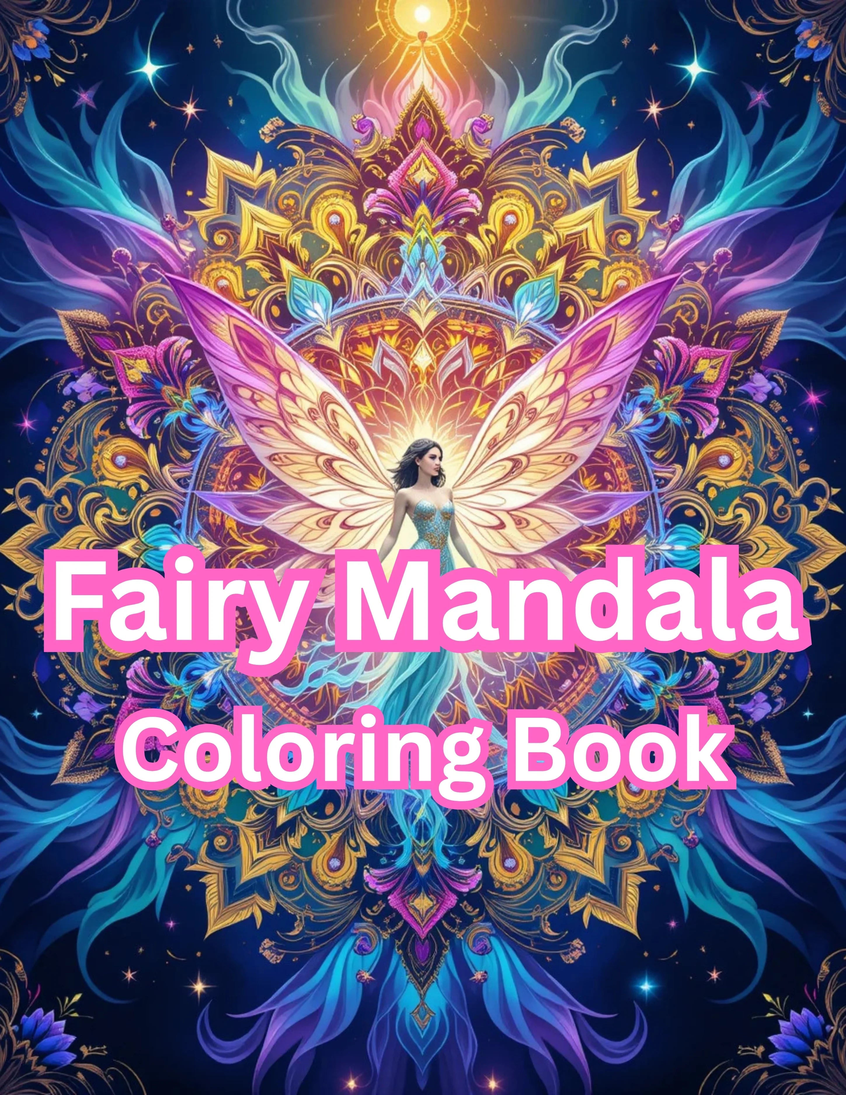 Fairy Mandala Coloring Book Bundle - CraftNest - Digital Crafting and Art