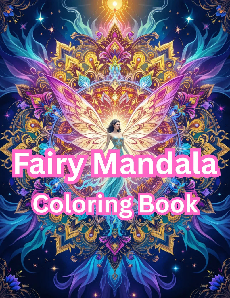 Fairy Mandala Coloring Book Bundle - CraftNest - Digital Crafting and Art