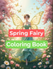 Spring Fairy Coloring Book Bundle