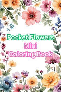 Pocket Flower Coloring Book Bundle - CraftNest - Digital Crafting and Art