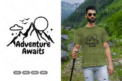 Adventure Awaits SVG Bundle - CraftNest - Digital Crafting and Art