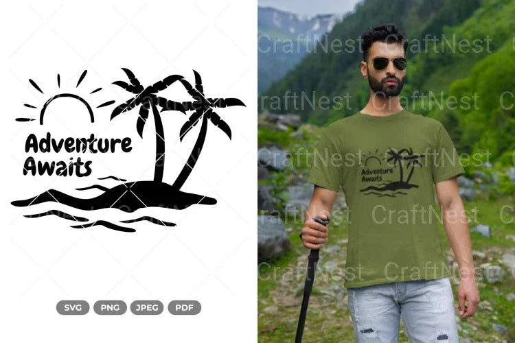 Adventure Awaits SVG Bundle - CraftNest - Digital Crafting and Art