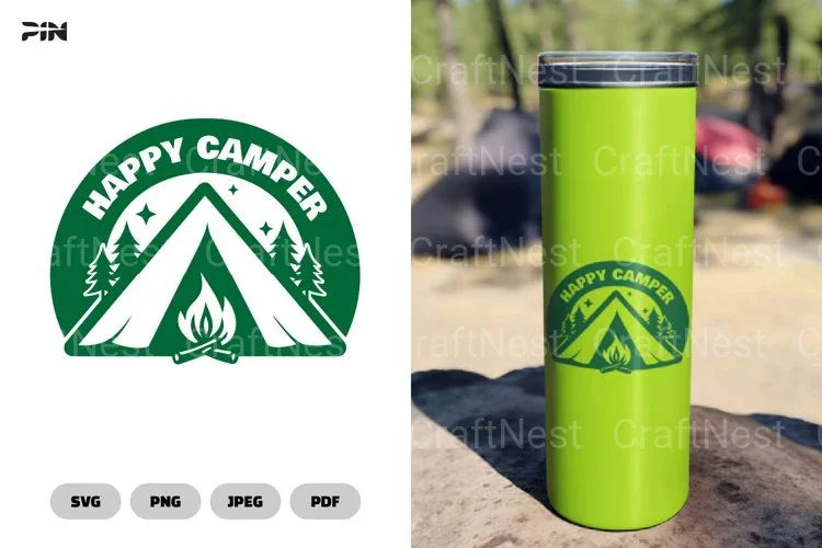 Happy Camper Adventure SVG Bundle - CraftNest - Digital Crafting and Art
