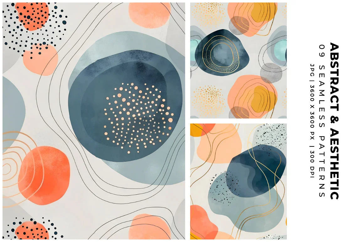 Aesthetic Abstracts - Wall Art - CraftNest - Digital Crafting and Art