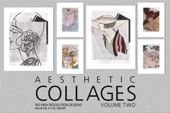 Aesthetic Collages Vol. 2 - Wall Art - CraftNest - Digital Crafting and Art